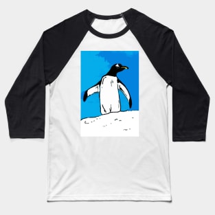 Penguin with blue sky Baseball T-Shirt